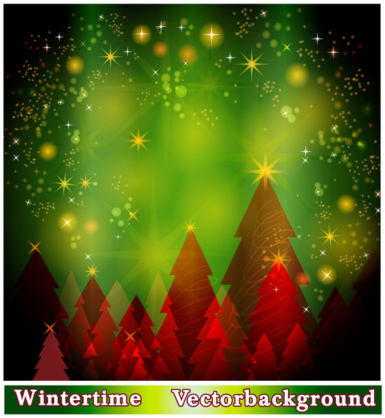 Christmas Season background - Vector, imagen