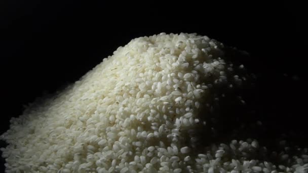 Mountain of rice turning - Footage, Video