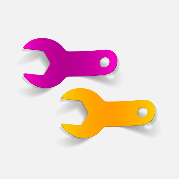 Design element: wrench - Vector, Image
