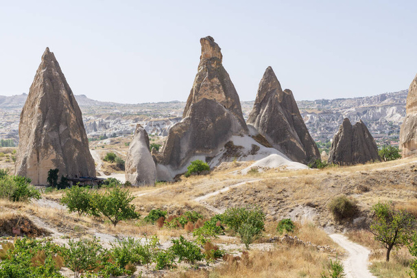 Red and Rose Valley in Cappadocia, Goreme national park, Turkey - Photo, Image