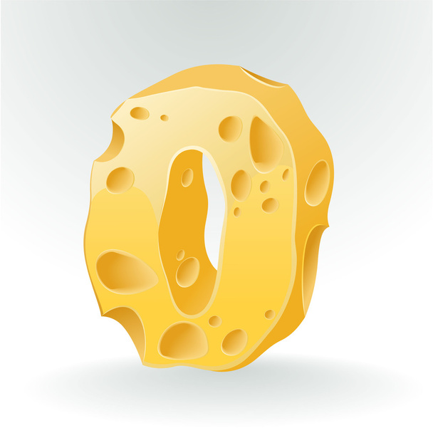 Cheese vector ABC. - Vecteur, image