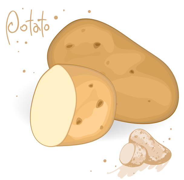 Patatas. - Vector, Imagen