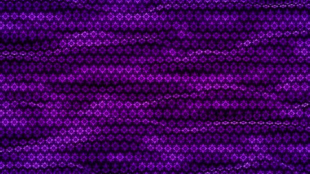 Фламінгова фіолетова тканина, візерункована квітковим орнаментом. Фон з анімацією на полотні
. - Кадри, відео