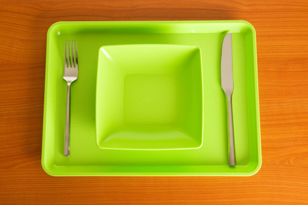 Set of utensils arranged on the table - Photo, Image