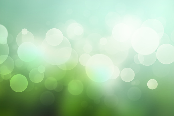 Abstract bokeh background with in soft green colors - Foto, Imagem