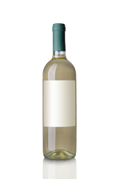 láhev bílého vína - Fotografie, Obrázek