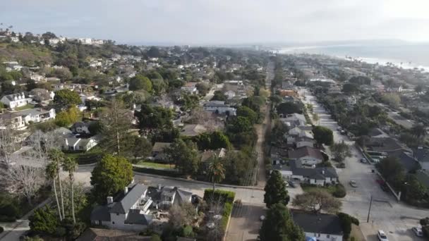 Αεροφωτογραφία της La Jolla Hermosa. Σαν Ντιέγκο, Καλιφόρνια, ΗΠΑ - Πλάνα, βίντεο