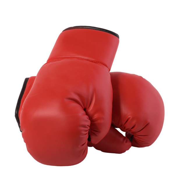 κόκκινο ζευγάρι γάντια του μποξ - Φωτογραφία, εικόνα