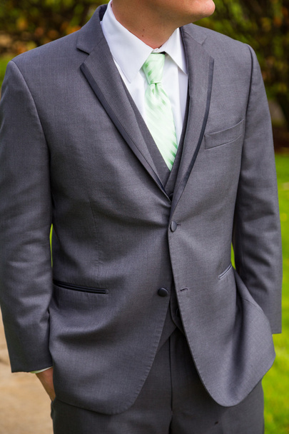 Groom Veste de costume de mode
 - Photo, image
