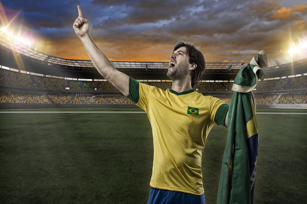 Brazilian soccer player - Foto, Imagem
