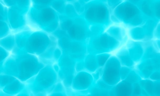 スイミングプールのテクスチャの背景に青い白い色の水。デザインの夏休みのコンセプトのための使用.  - 写真・画像
