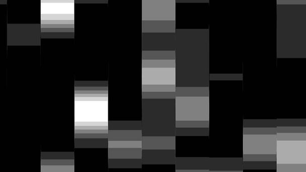 Brede verticale lijnen met flikkerend en gradiënt effect, 3d rendering. Computergegenereerde abstracte technologie achtergrond - Foto, afbeelding