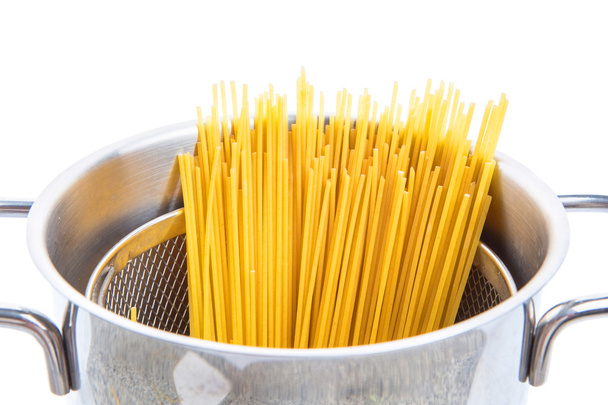 Spaghetti im Topf - Foto, Bild