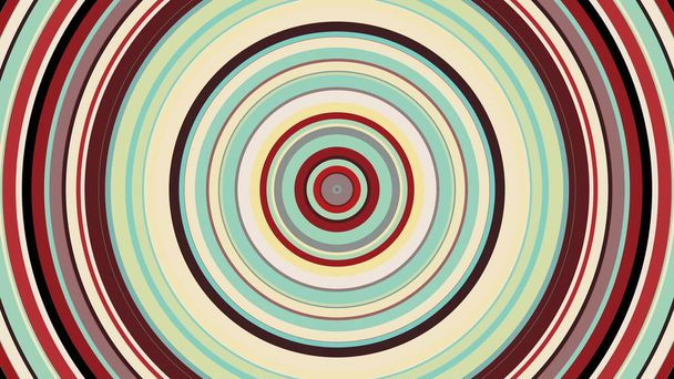 催眠回転運動とカラフルな円、コンピュータが生成されます。抽象渦の背景の3Dレンダリング - 写真・画像
