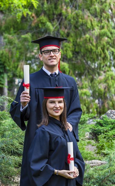 Couple in the Graduation Day - Fotó, kép