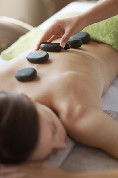 Hot stone therapy - Photo, Image
