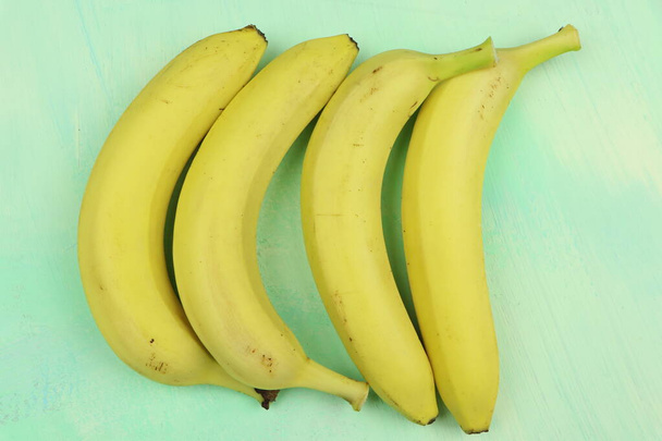 ripe little banana on a white background  - Photo, Image