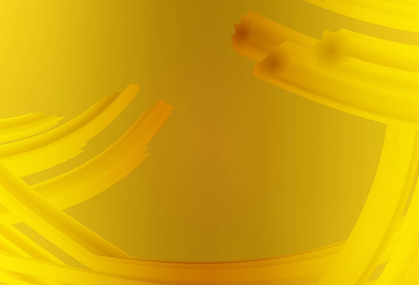 Dark Yellow vector blurred background. New colored illustration in blur style with gradient. Background for a cell phone. - Vector, Image