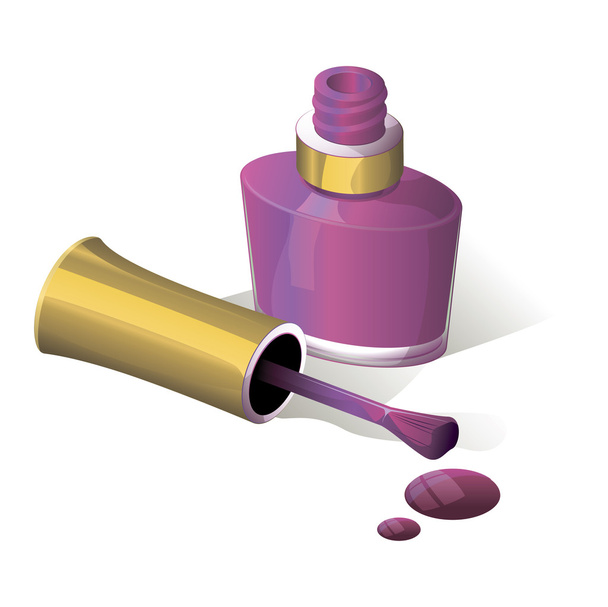 Nail polish. - Vector, Image