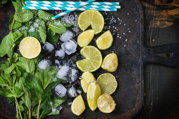 Ingredients for mojito - Foto, afbeelding