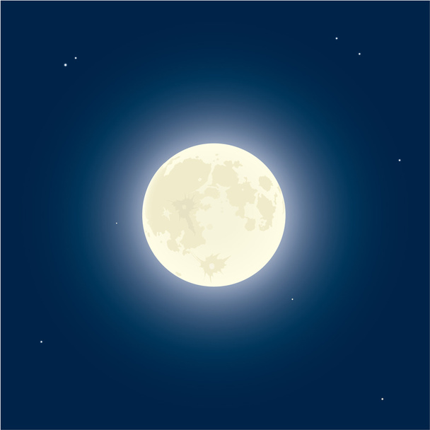 Moon. Vector illustration. - Vector, Image
