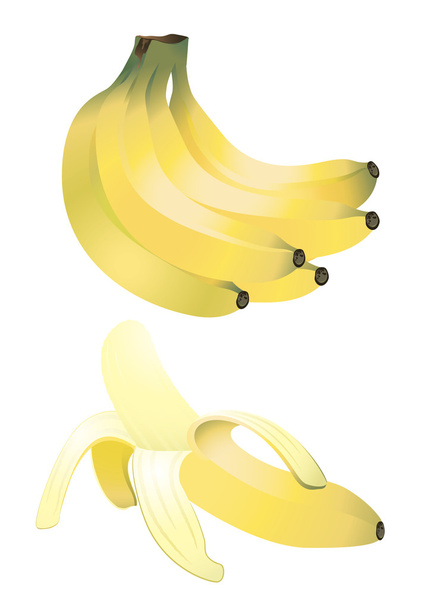 Banane. - Vettoriali, immagini