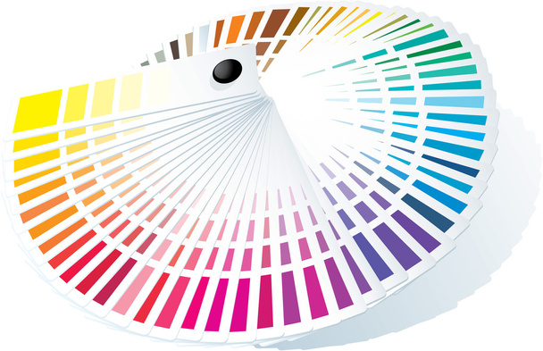 Color guide to match colors for print. - Vector, Image