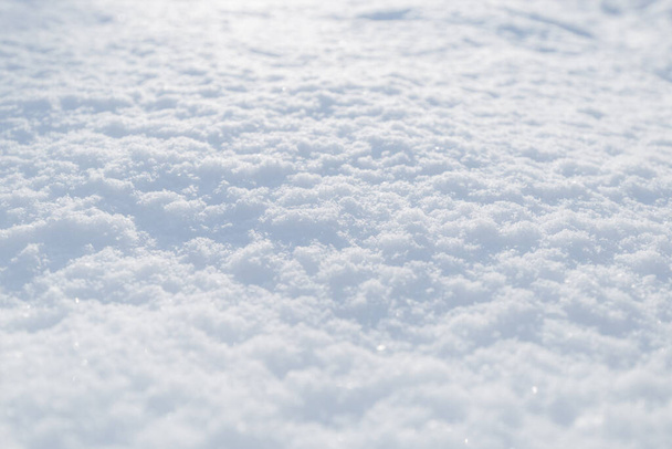 Textura de nieve Vista superior de la nieve. - Foto, Imagen