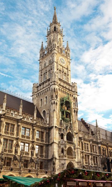 Новая ратуша на Мариенплац Мюнхен
 - Фото, изображение