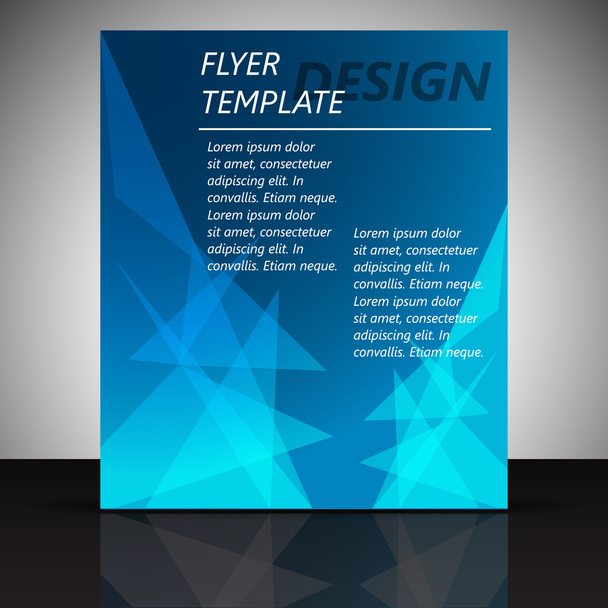 Professional business flyer template or corporate banner - Vector, Image