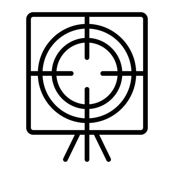 Icono de estilo de contorno de anemómetro, instrumento meteorológico - Vector, imagen