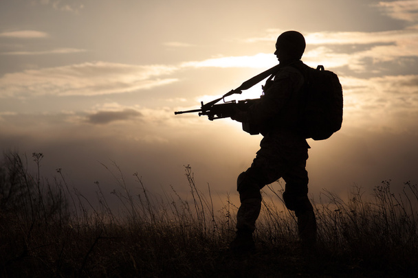 Силуэт морской пехоты США
 - Фото, изображение