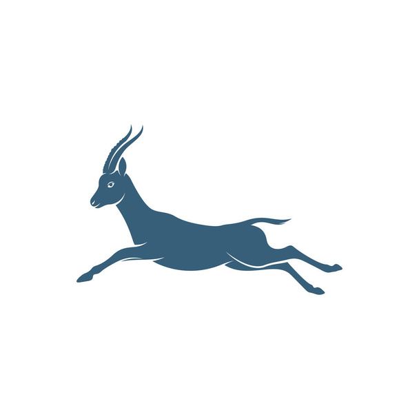 Antelope design vector illustration, Creative antelope logo design concept template, σύμβολο εικονιδίου - Διάνυσμα, εικόνα