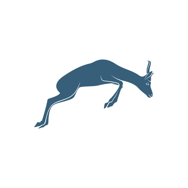 Векторная иллюстрация дизайна антилопы, шаблон дизайнерских концепций антилопы, иконка - Вектор,изображение