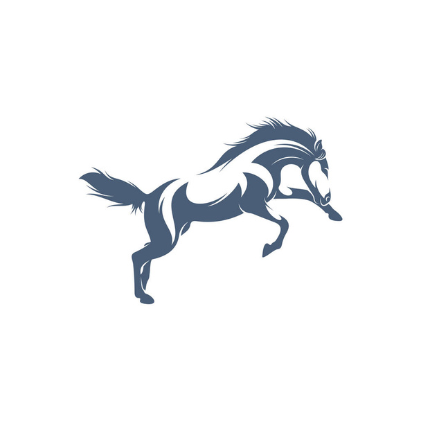 Vektorová ilustrace designu koně, Šablona loga kreativního koně, symbol ikony - Vektor, obrázek