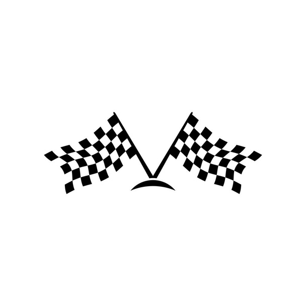 Icono de bandera de la raza vector de diseño. Símbolo de icono. Ilustración de plantilla. Diseño creativo - Vector, Imagen