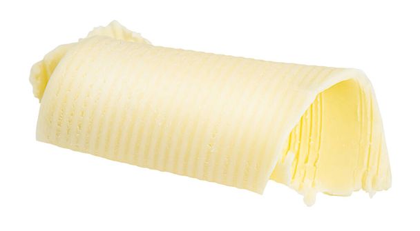 A manteiga enrolar ou rolar, recortes caminhos. - Foto, Imagem