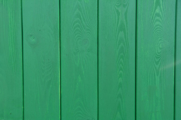 Deski drewniane w kolorze zielonym, szczegółowo jako tło - Zdjęcie, obraz