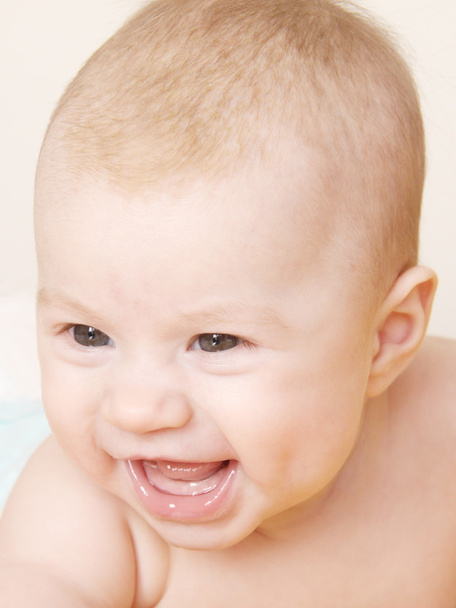 nevetett baby portré - Fotó, kép