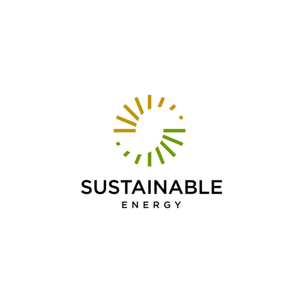 Logo pulito design della lettera S e simbolo sostenibile con sfondo bianco- EPS10 - Vettore. - Vettoriali, immagini