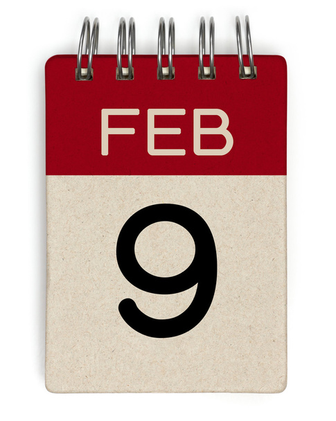 9 února kalendář - Fotografie, Obrázek