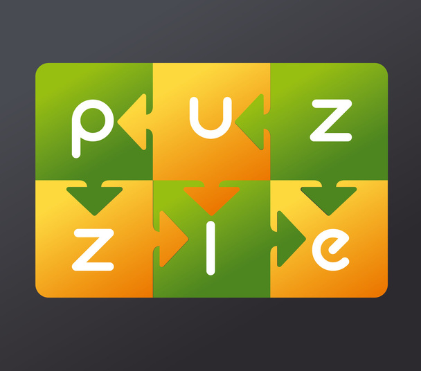 Puzzle design - Vector, afbeelding
