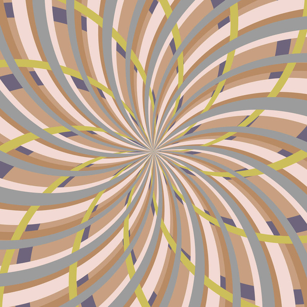 Swirl pattern of delicate colors. Multi directional swirl radial lines. For poster, banner, card. - Vector, Image