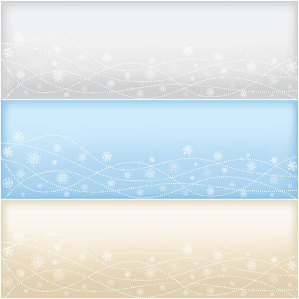 Сhristmas and new year banners set. - Vecteur, image