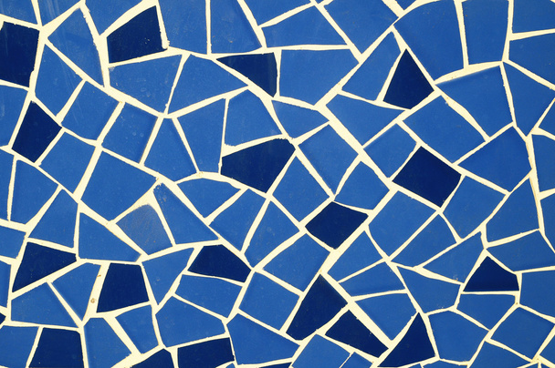 Mosaico de textura azul y blanca
 - Foto, imagen