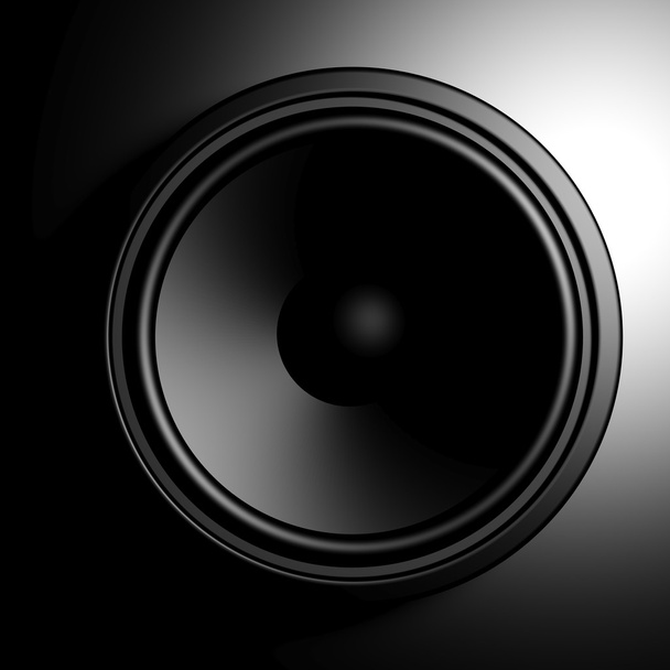 schwarzer Lautsprecherhintergrund  - Foto, Bild