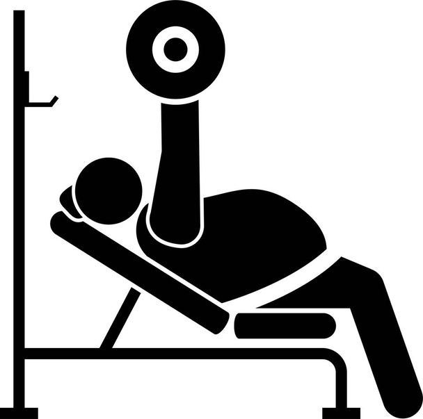 Japonský Sumo wrestler ikony piktogram. Jednoduché nastavené ikony klipy zobrazují pozici zápasníka sumo stojící, dřepící, zvedající se nohu, tělocvik, stravování a postoj zápasníka s rozhodčím Gyoji. - Vektor, obrázek