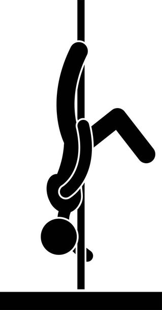 Pictogramme de signe d'icône de danse de Polonais sexy
 - Vecteur, image
