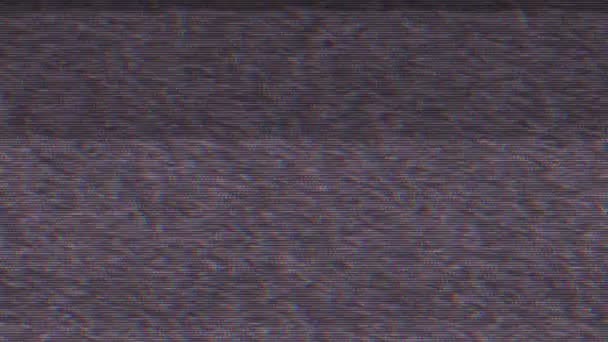 Old TV. Glitch Error Video Damage. Signal Noise. Error. System error. Unique Design. Bad signal. No signal.VHS. Screen damage TV effects and artifacts. VHS. Bad interference. Retro 80s, 90s - Footage, Video