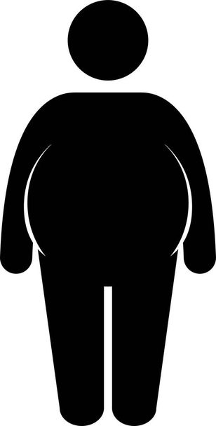 minimalistic vector illustration of man body figure concept - Vektori, kuva
